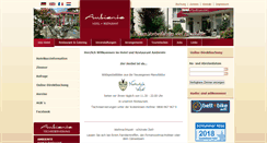 Desktop Screenshot of ambiente-hotel.de